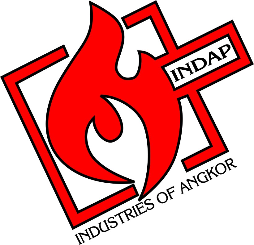 INDAP logo featuring a red flame in a box